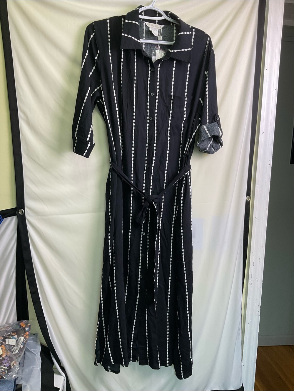 La Blanca City Lights Button Up Shirt Dress